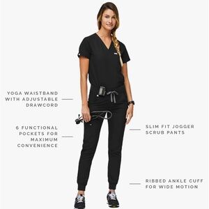 Figs Zamora Jogger Style Srub Pants